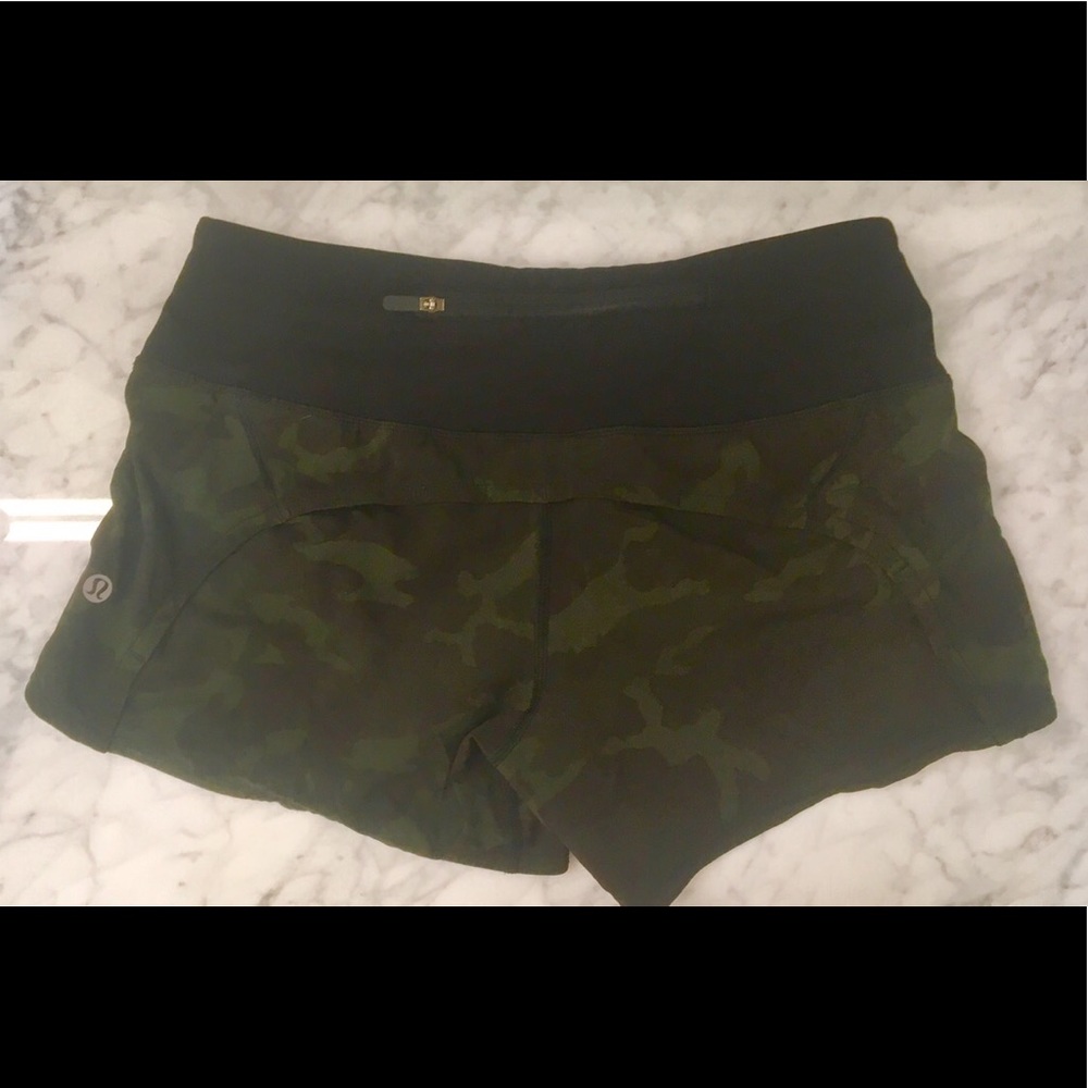 Lululemon Run Times Short Camo